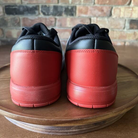 Nike Air Jordan NU Retro 1 Low Varsity Red Black Sneakers Shoes Mens 11 - Picture 7 of 16